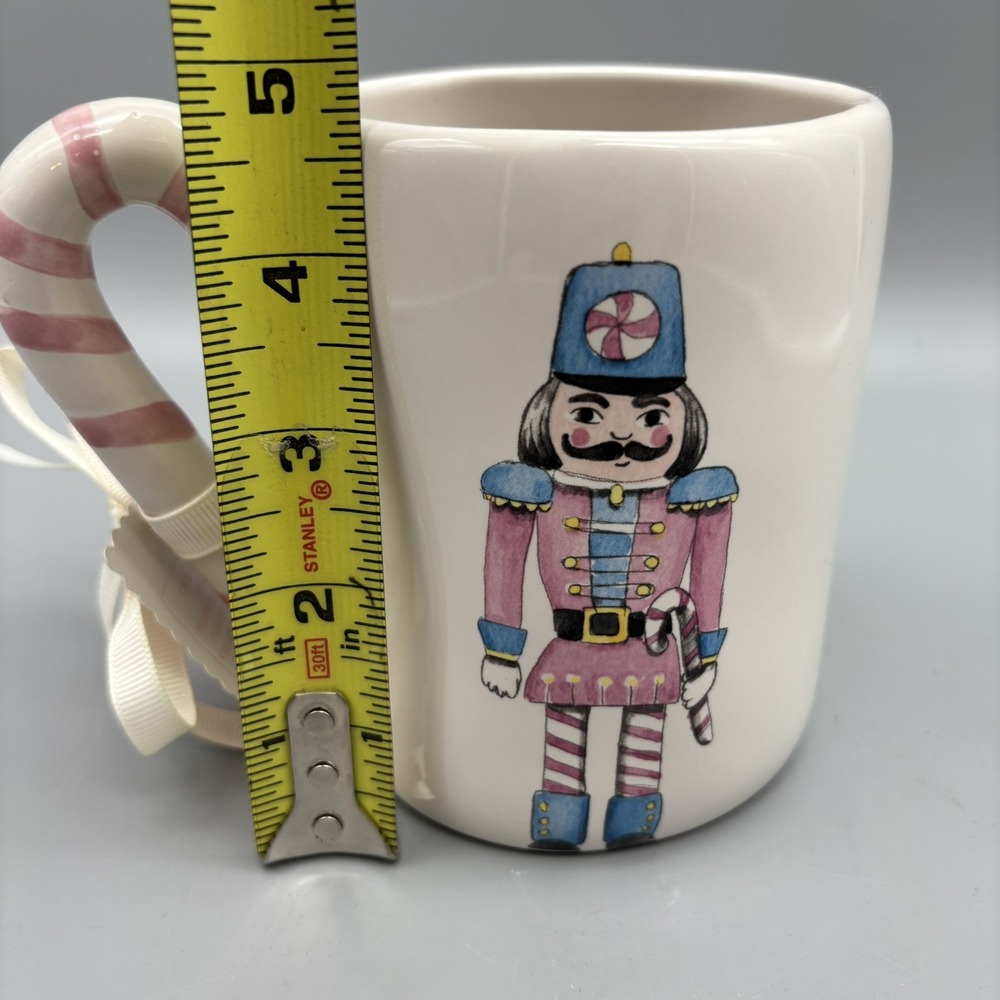 Rae Dunn sugar and spice nutcracker Christmas mug, double-sided, candy cane - Picture 8 of 8